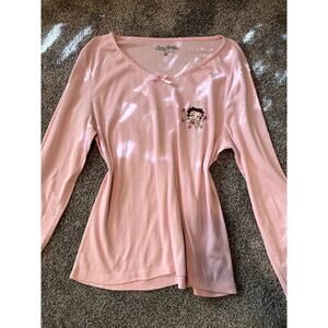 Vintage Betty Boop Graphic Long Sleeve – Size 2X